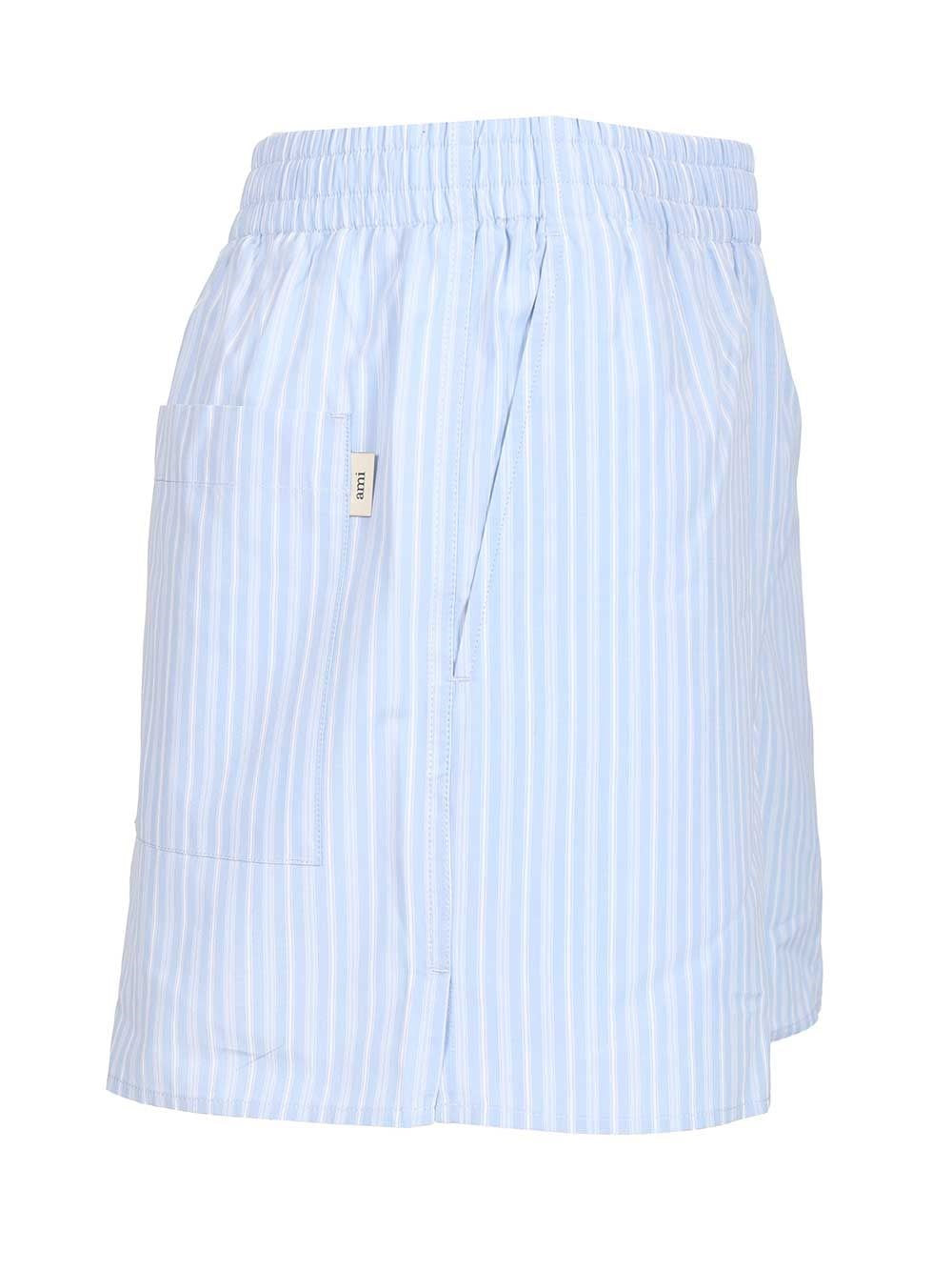 Ami Women Striped Shorts AMI PARIS