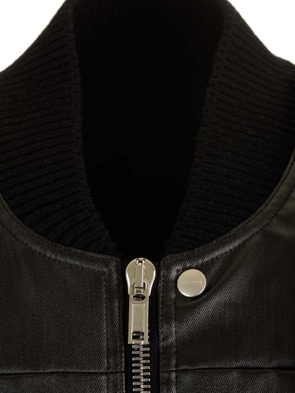 Rick Owens Men "Jumbo Filight" Vest In Coated Denim RICK OWENS