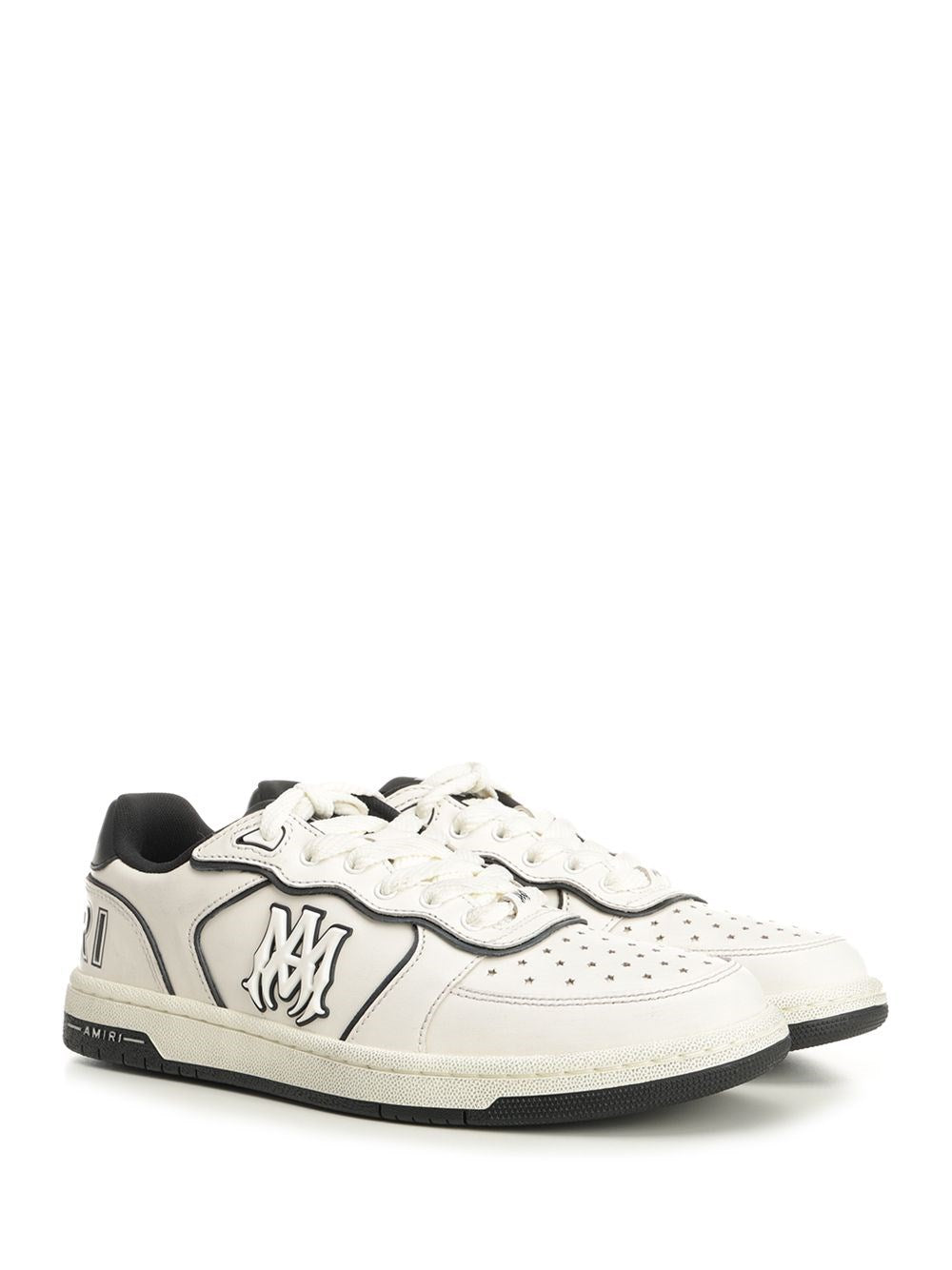 Amiri Men Newport Sneakers In White Leather AMIRI
