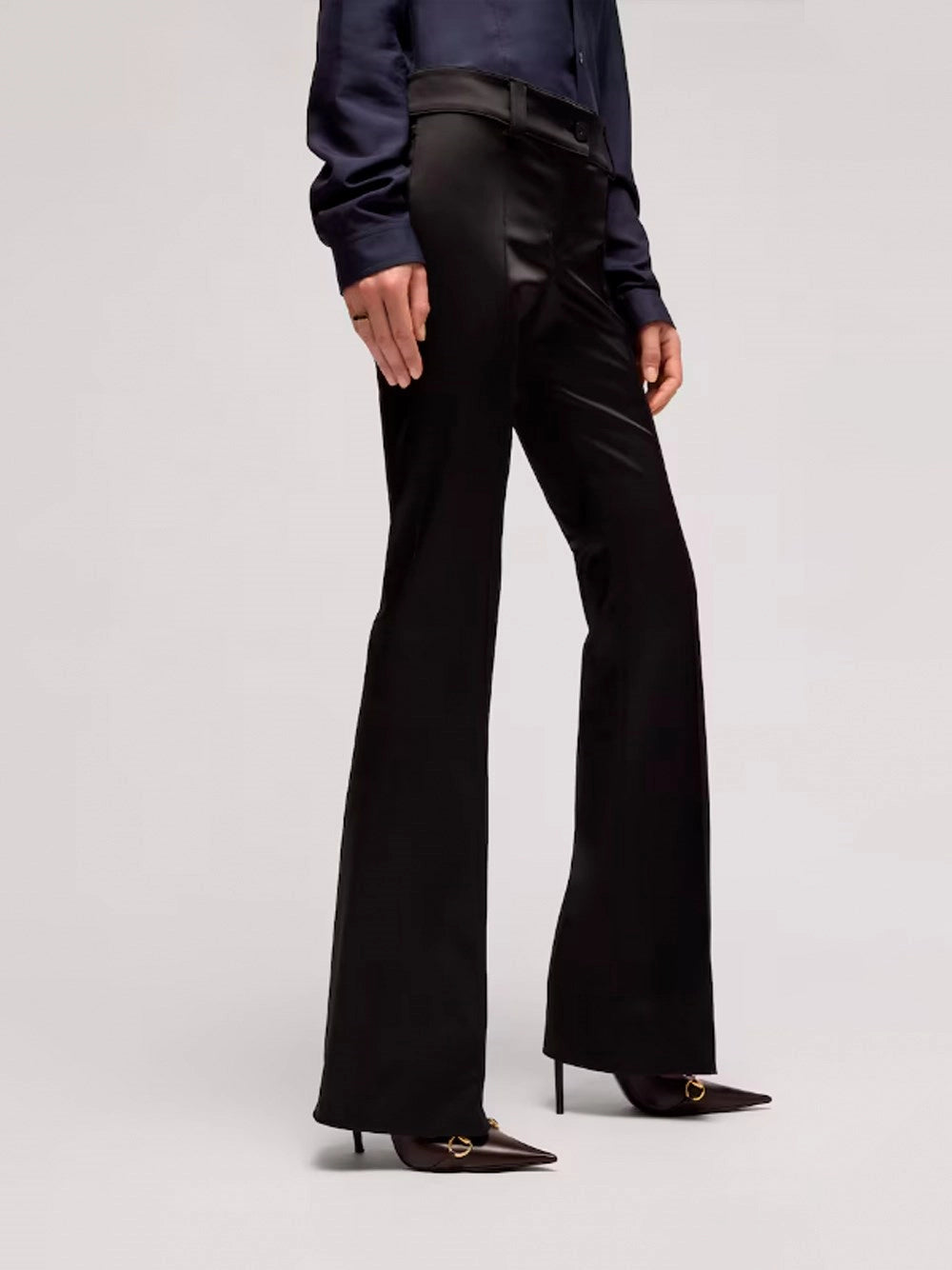 Gucci Women Acetate Duchesse Flared Pants GUCCI