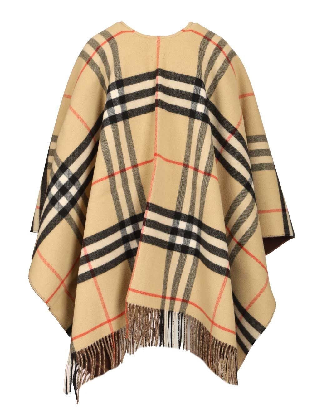 Burberry Women Checked Cape