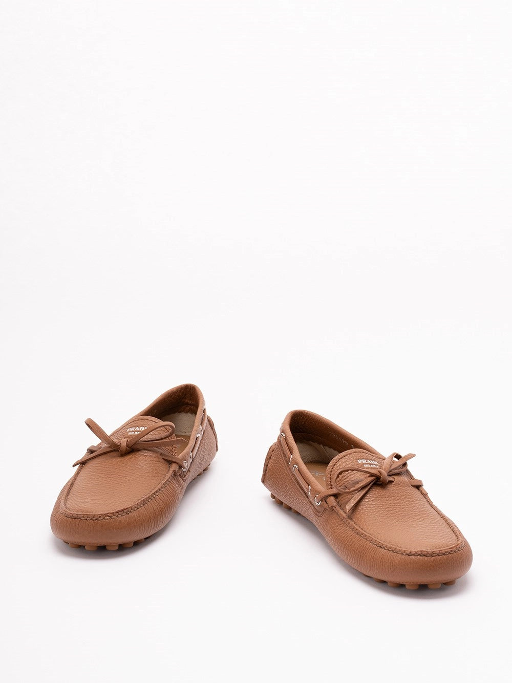 Prada Men Leather `Driver` Loafers PRADA