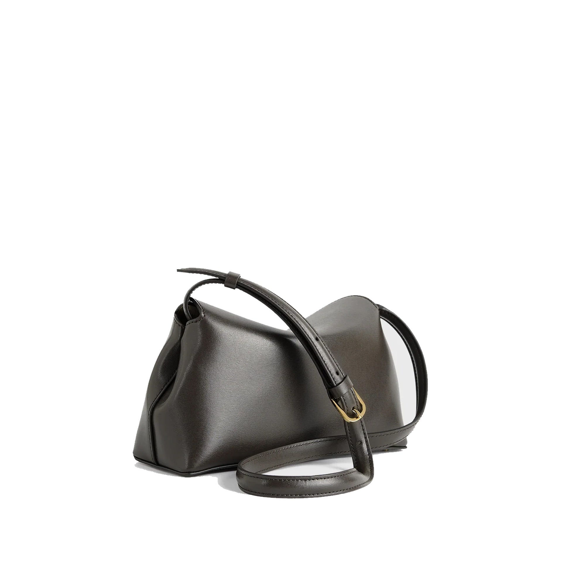 Toteme T-Lock Leather Clutch Bag Women TOTEME