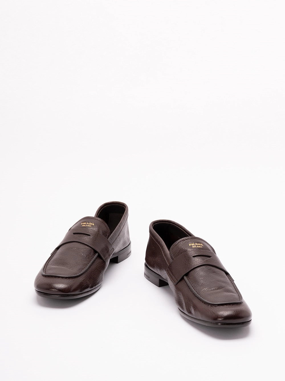 Prada Men Leather Loafers PRADA