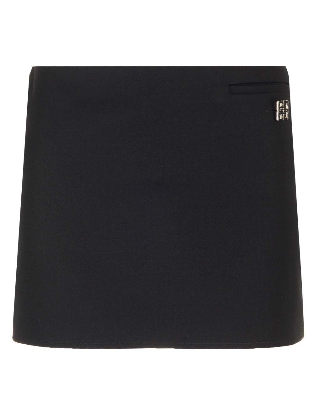 Givenchy Women Wool Mini Skirt GIVENCHY