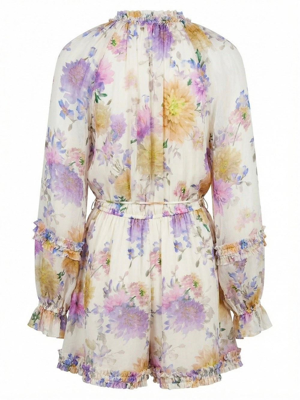 Zimmermann Women `Luna` Ruffle Playsuit ZIMMERMANN