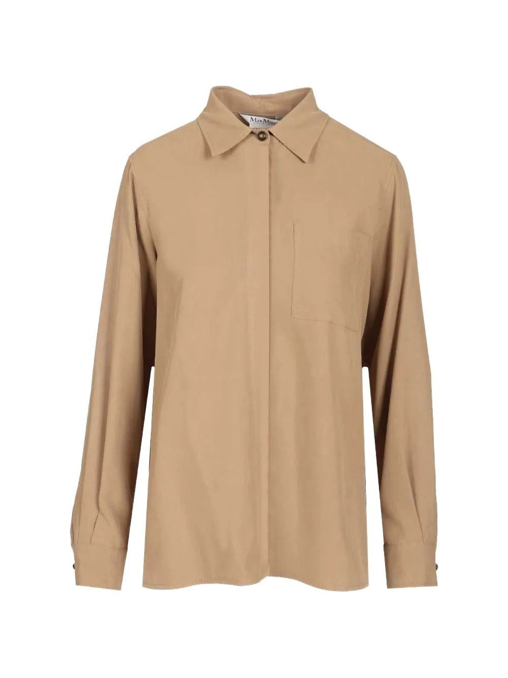 Max Mara Women Siamese Shirt In Washed Silk MAX MARA