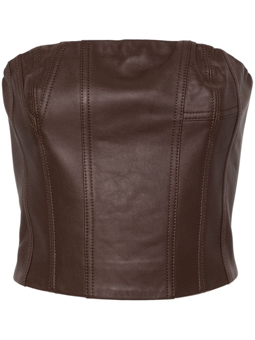 Amiri Women Leather Bustier AMIRI