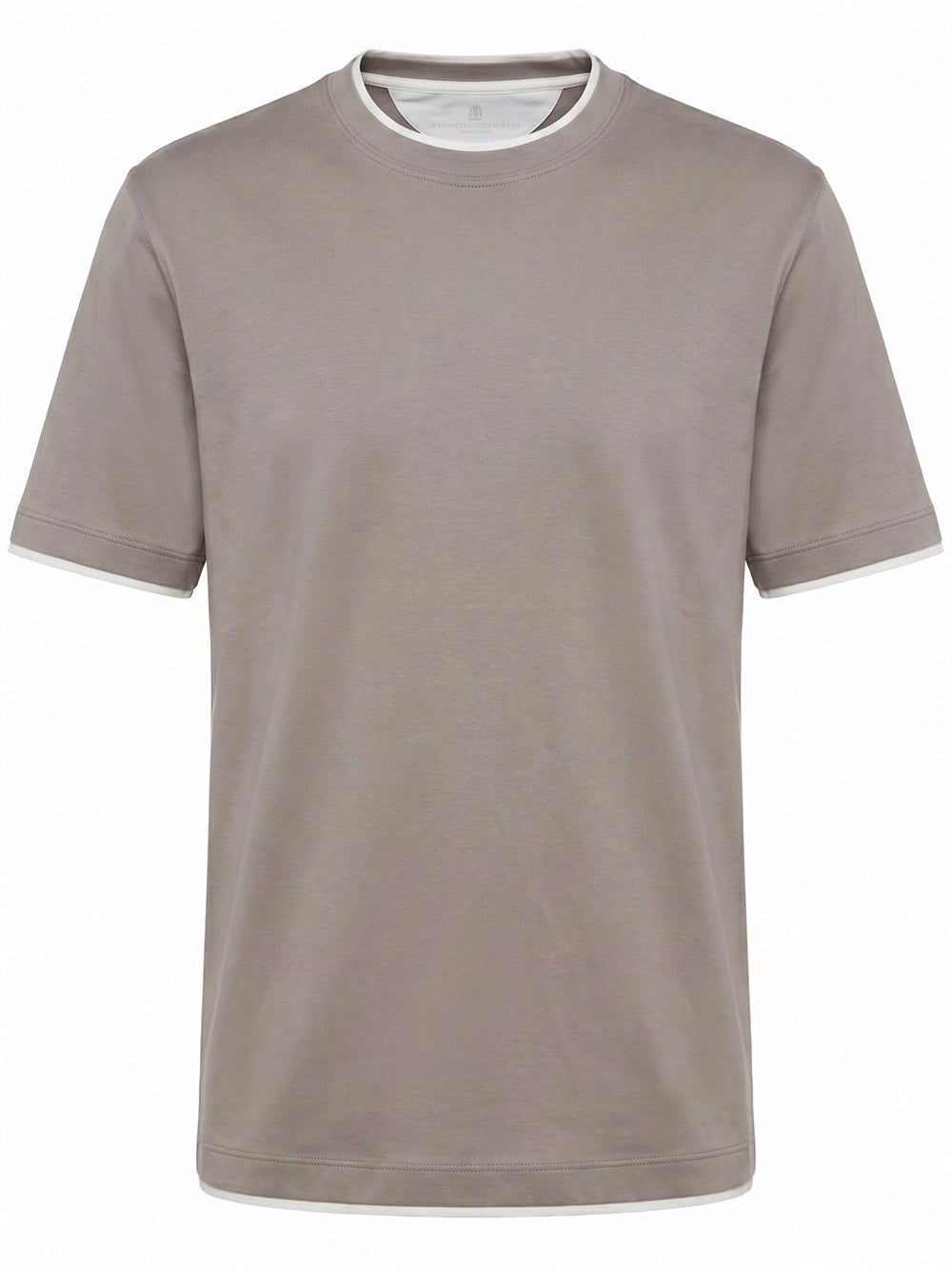 Brunello Cucinelli Men T-Shirt With Faux-Layering BRUNELLO CUCINELLI