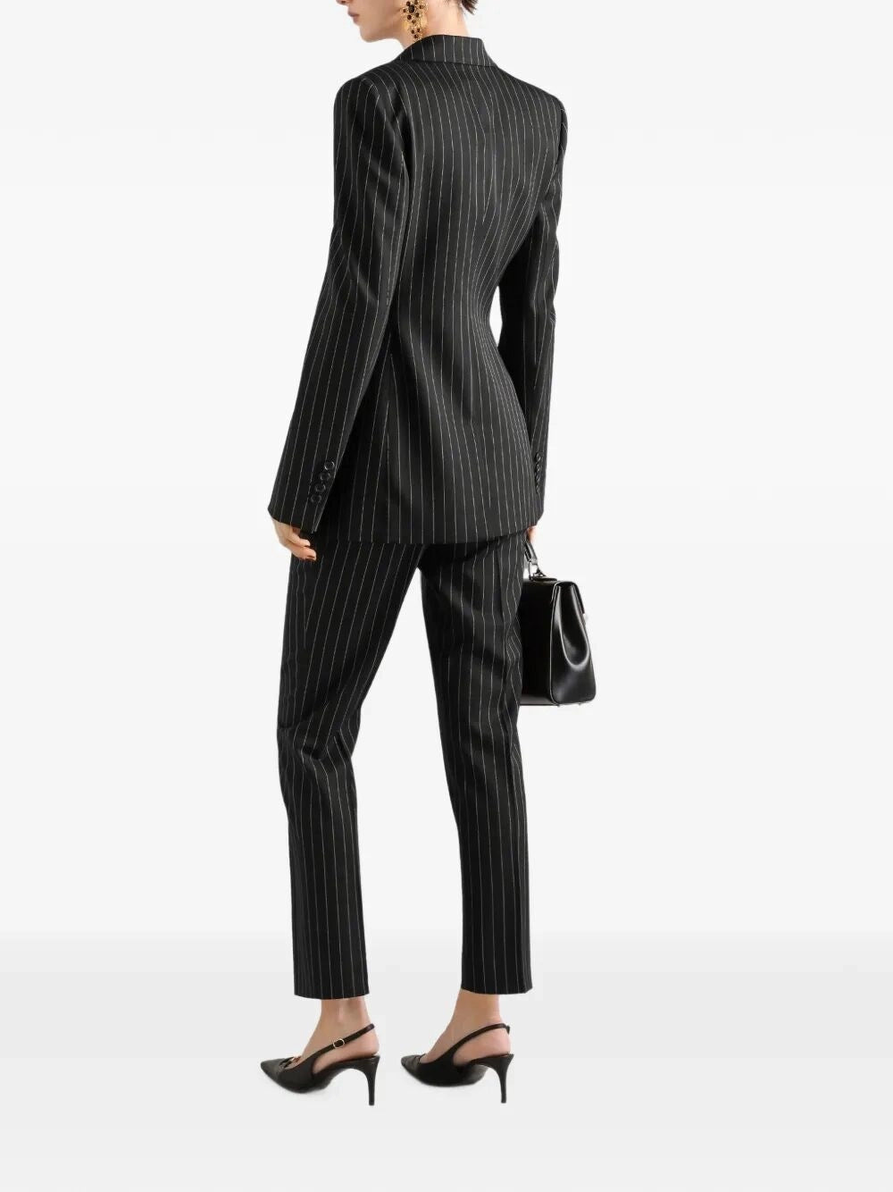 Dolce & Gabbana Women Single-Breasted Turlingon Pinstripe Blazer DOLCE & GABBANA