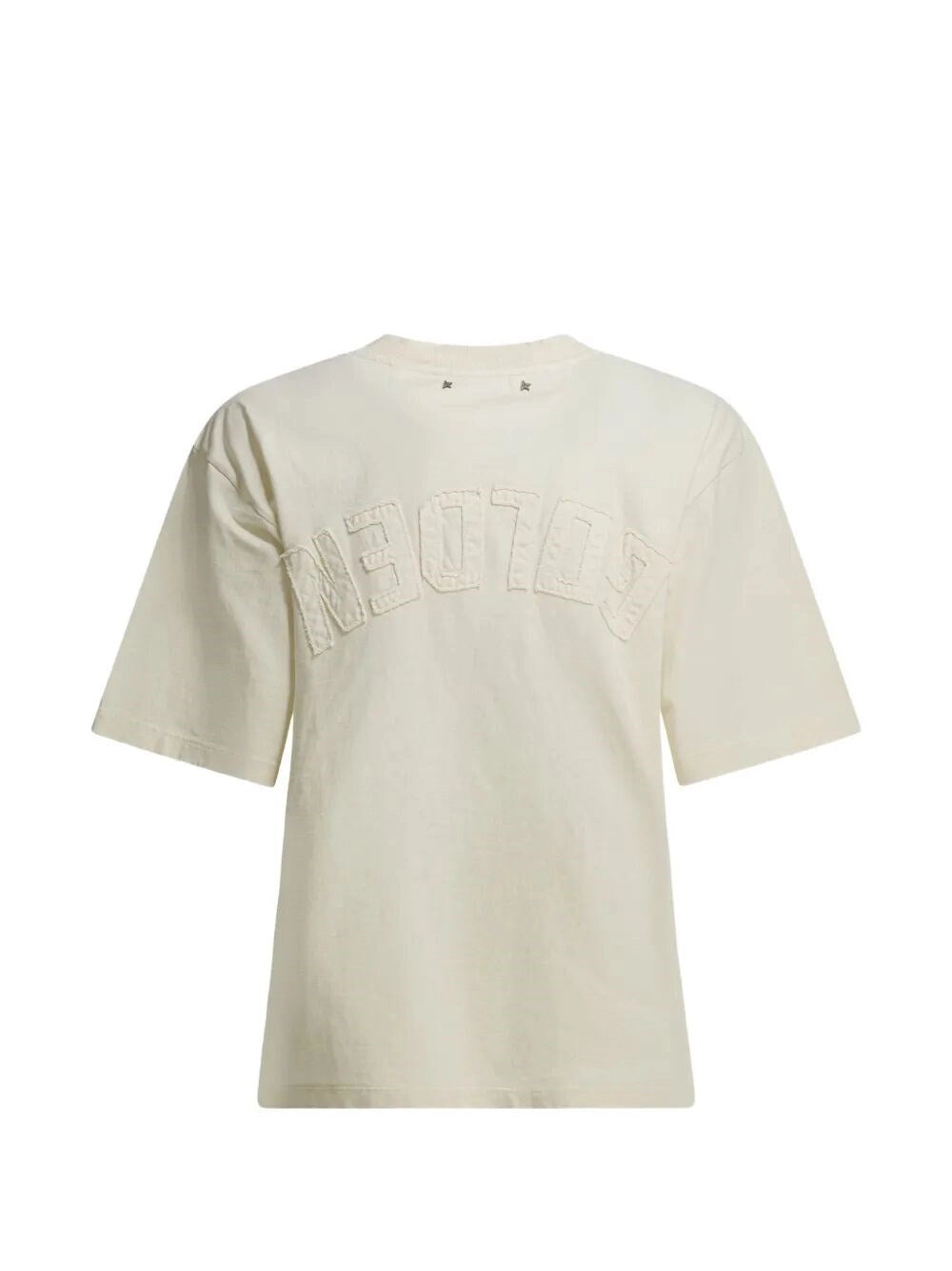 Golden Goose Women Boxy T-Shirt With Logo Patch GOLDEN GOOSE