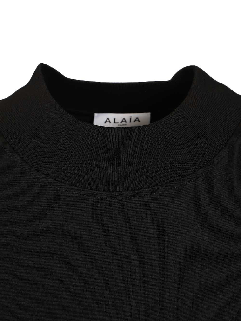 Alaïa Women Cotton Jersey T-Shirt With Fringe ALAIA