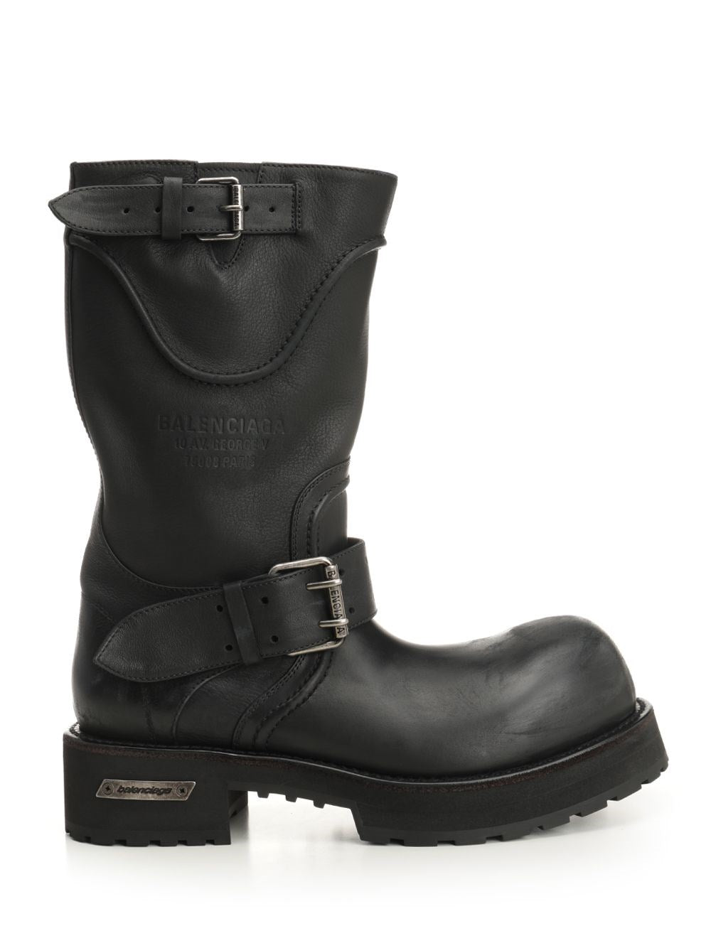 Balenciaga Men "Venom" Leather Boots BALENCIAGA