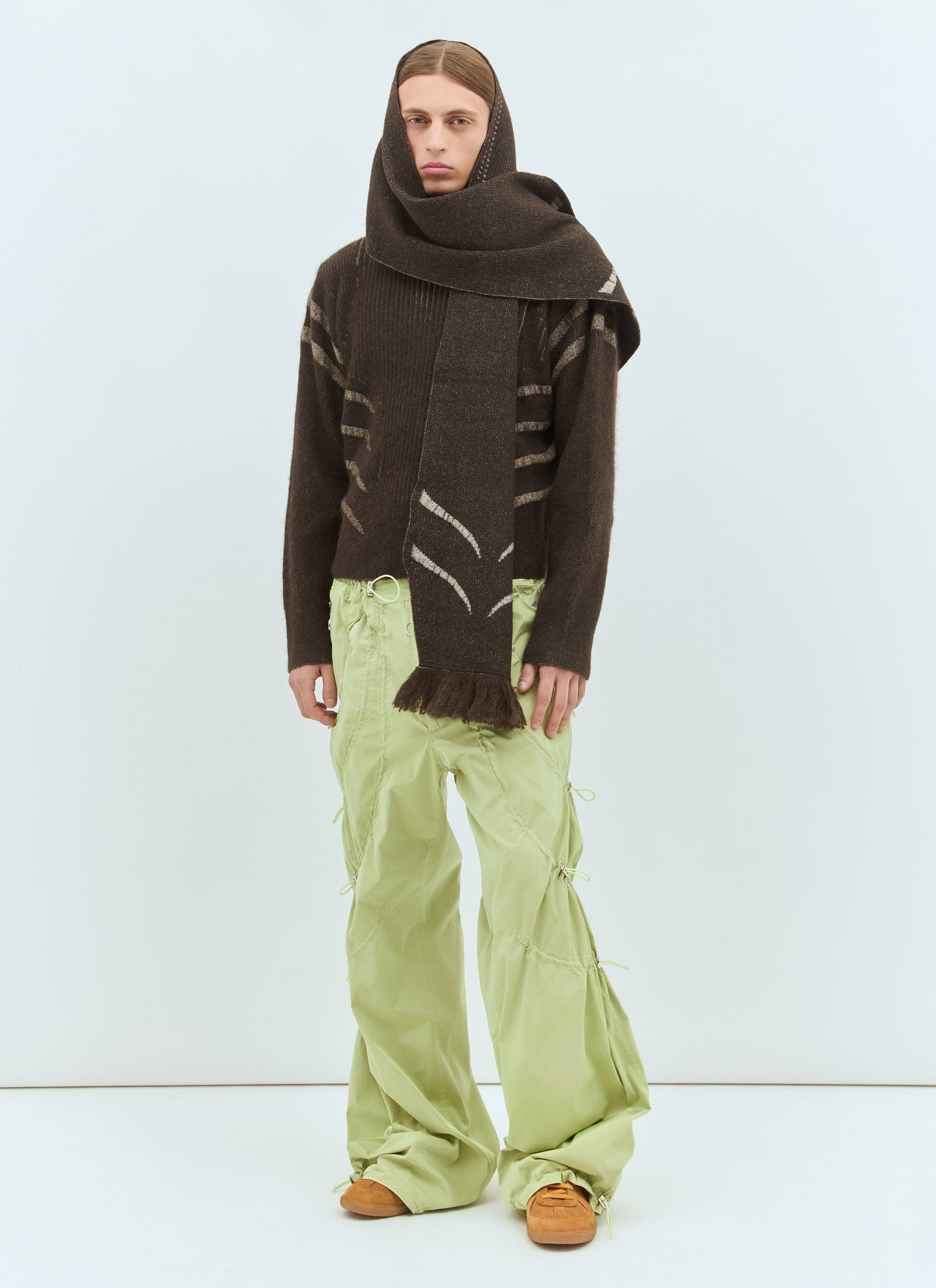 Charlie Constantinou Men Plated Pullover Hooded Sweater Charlie Constantinou