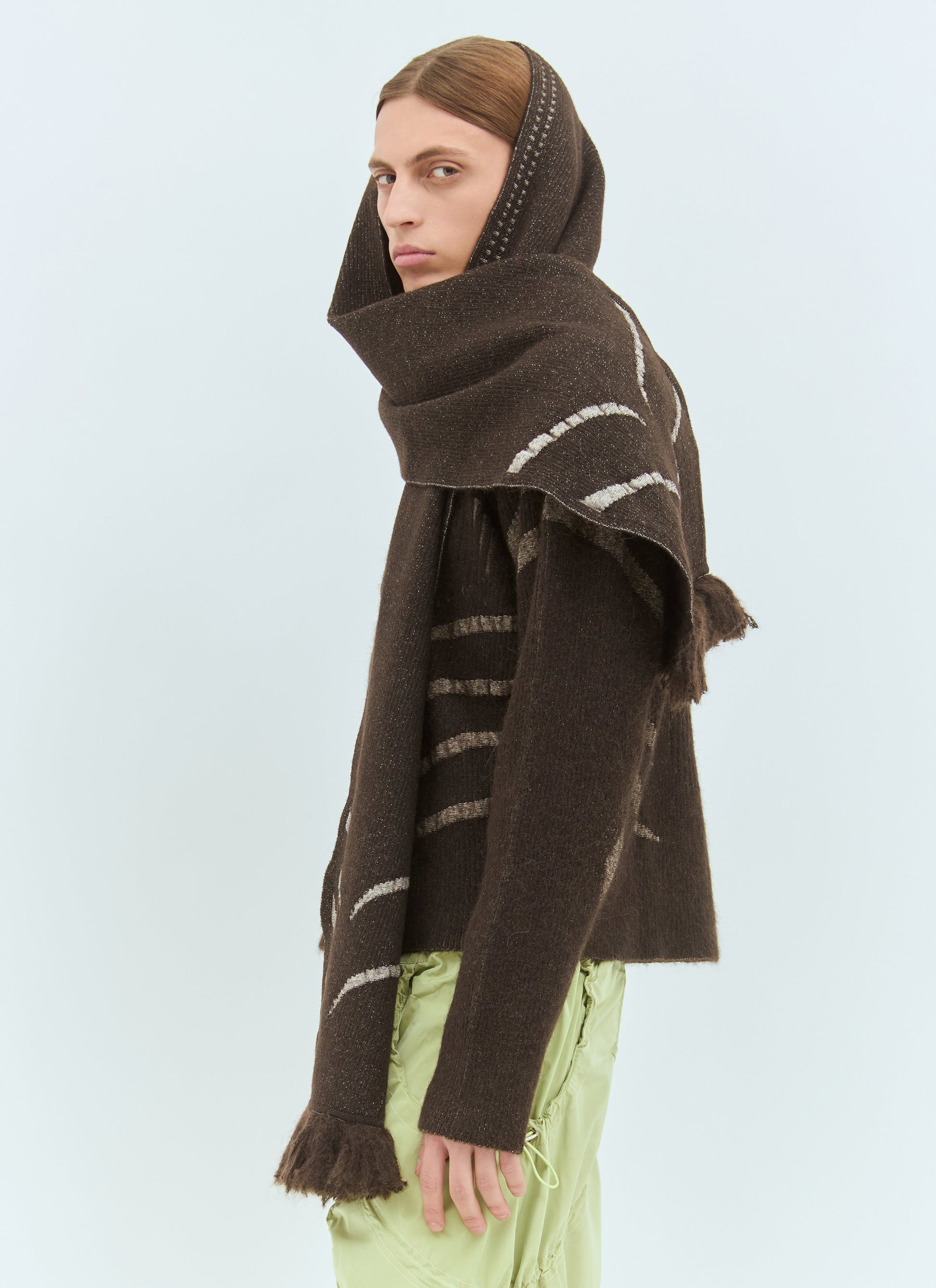 Charlie Constantinou Men Plated Pullover Hooded Sweater Charlie Constantinou
