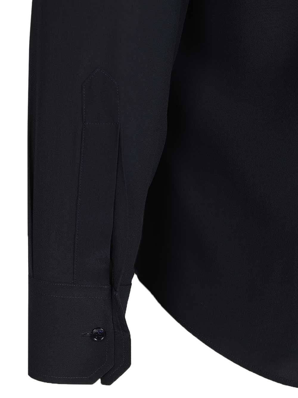 Dolce & Gabbana Men Formal Shirt In Silk Crepe De Chine DOLCE & GABBANA