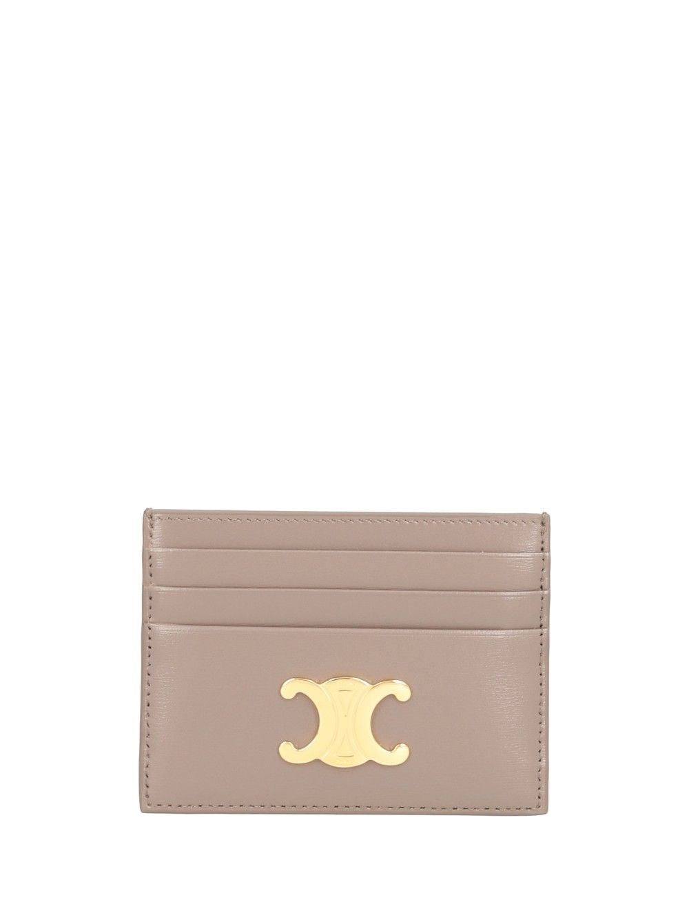 Celine Women "Triomphe" Leather Card Holder CELINE