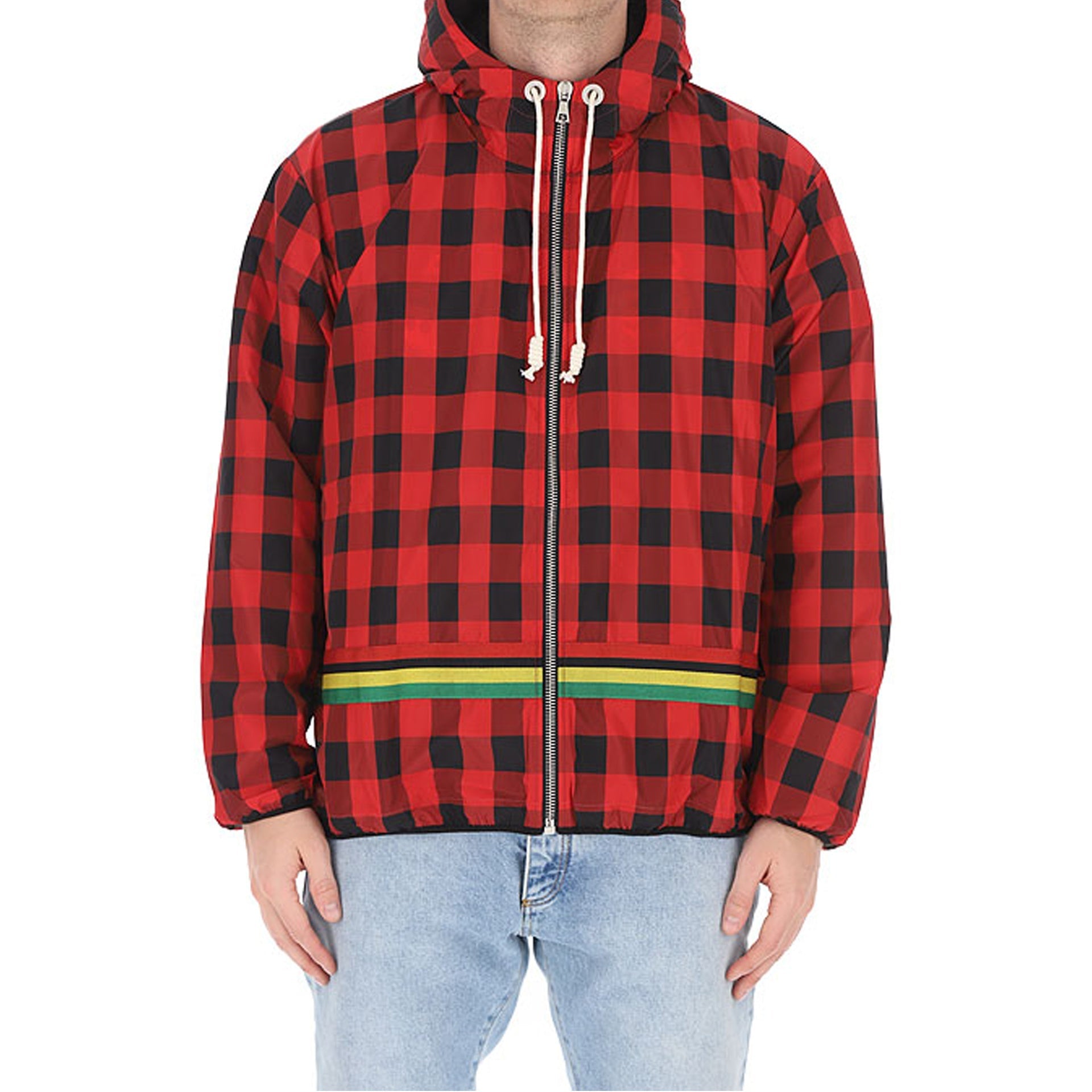 Palm Angels Checked  Windbreaker Jacket Men PALM ANGELS