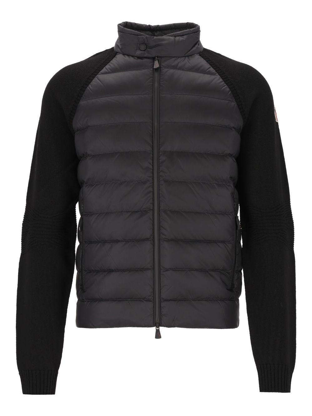 Moncler Grenoble Men Wool-Blend Zip-Up Padded Cardigan MONCLER GRENOBLE