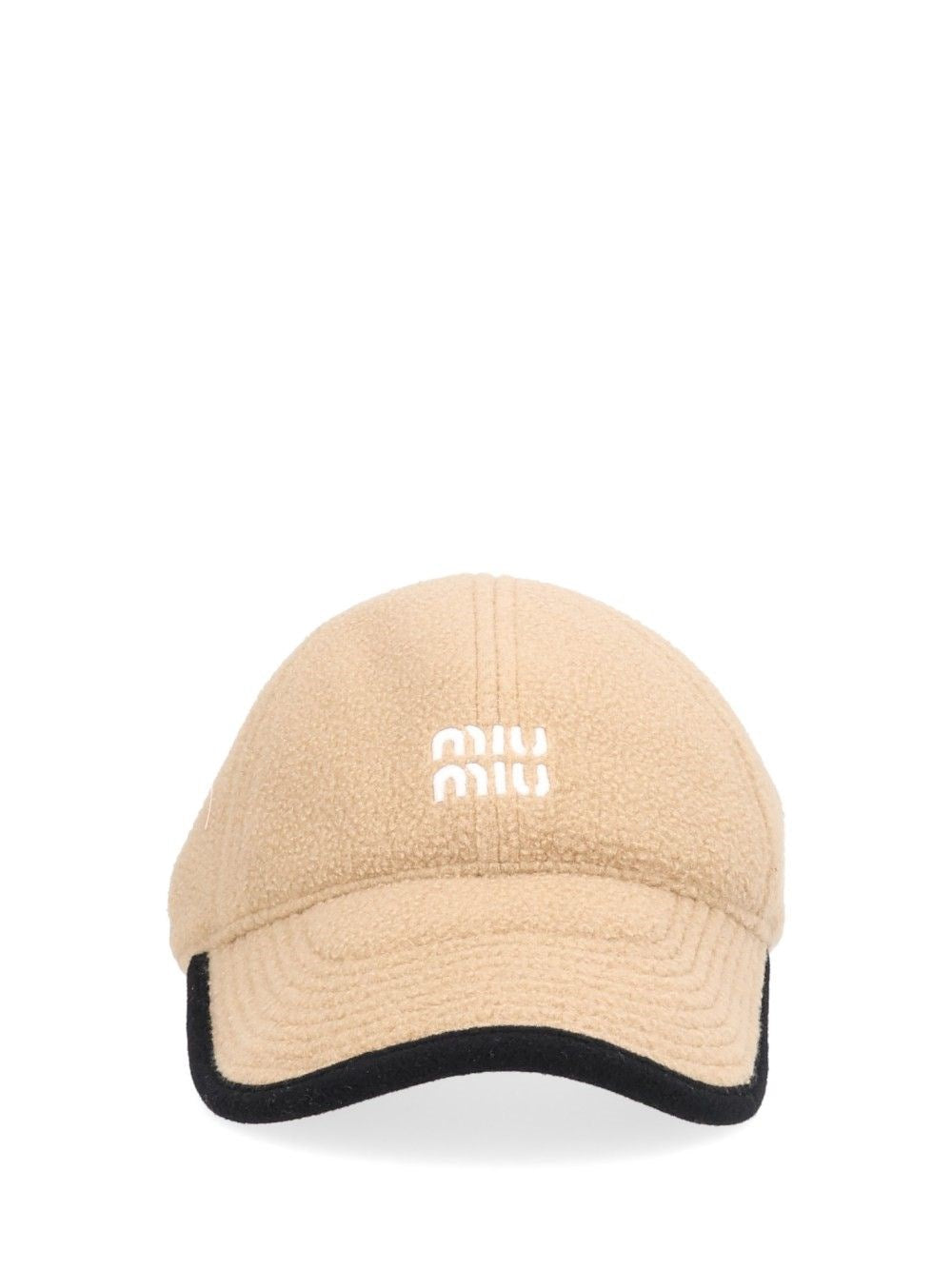 Miu Miu Women Fleece Baseball Cap MIU MIU