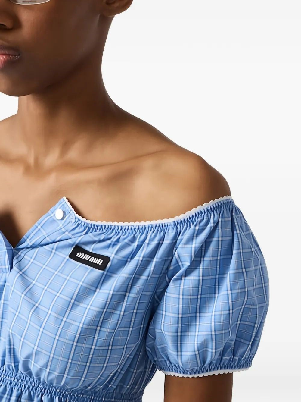 Miu Miu Women Mini Dress In Cotton Poplin MIU MIU