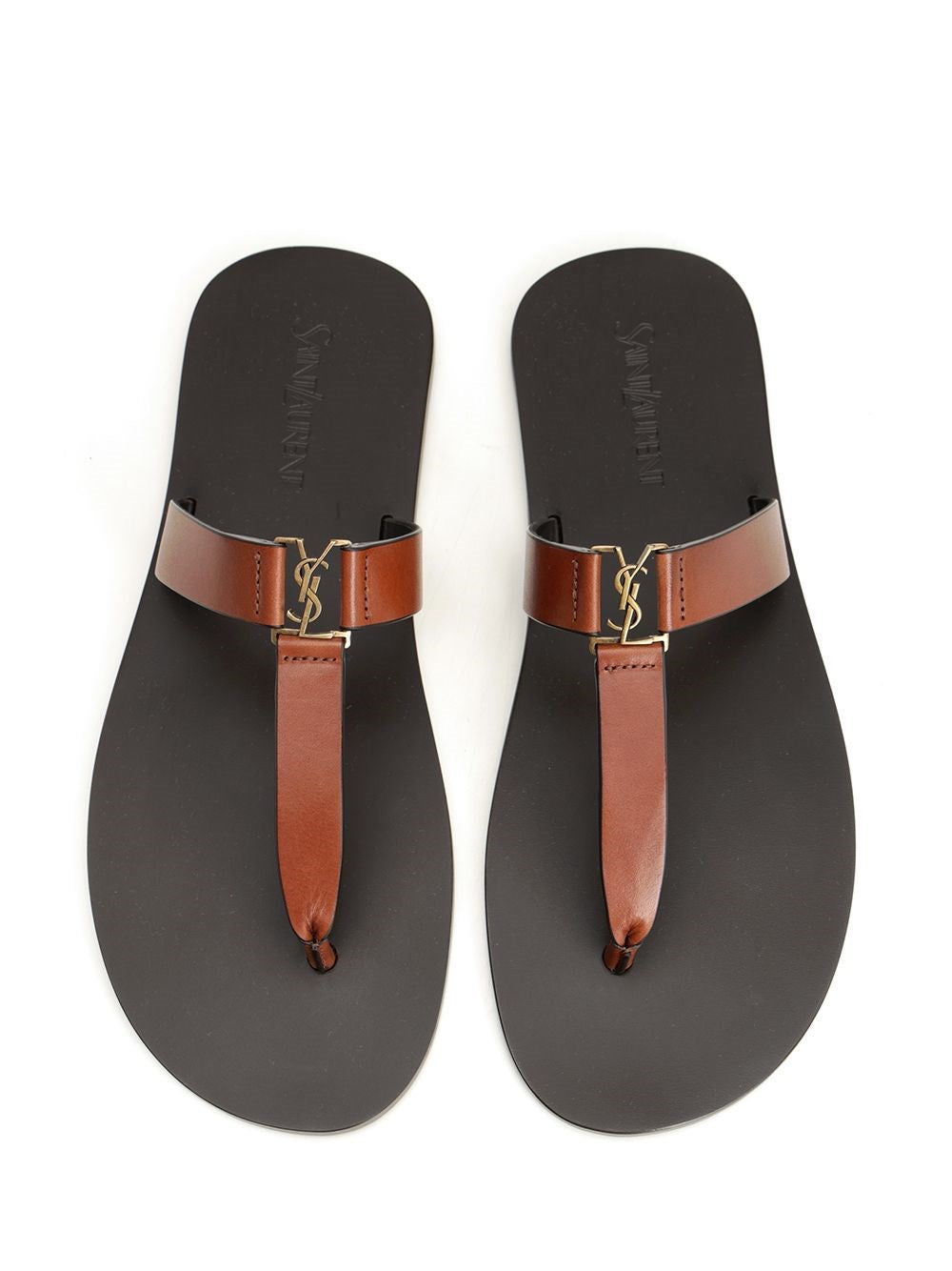 Saint Laurent Women Babylone Slippers In Smooth Leather SAINT LAURENT