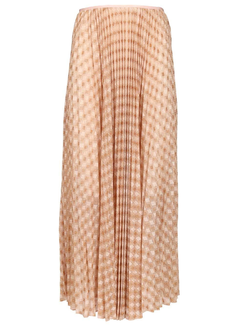Forte_Forte Women Diamond Jersey Plisse' Skirt FORTE FORTE