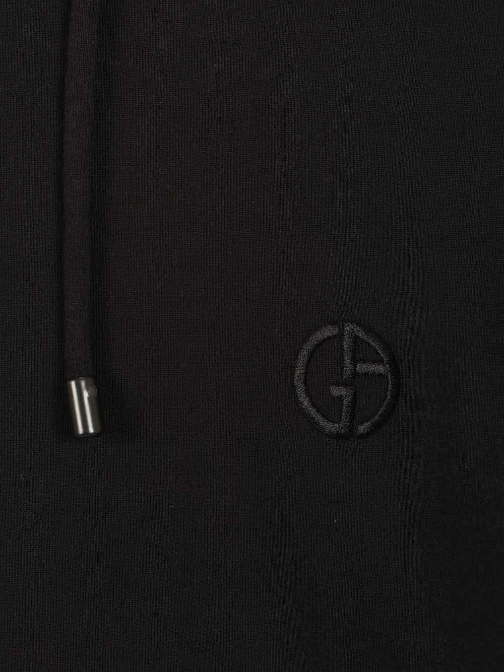 Giorgio Armani Men Cashmere And Cotton Hooded Sweater GIORGIO ARMANI