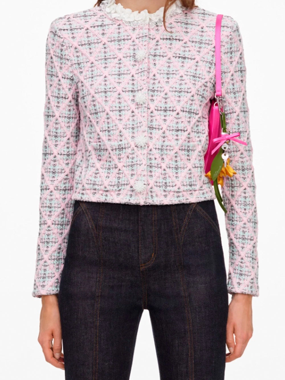 Self-Portrait Women High Waisted Denim Jeans SELF-PORTRAIT