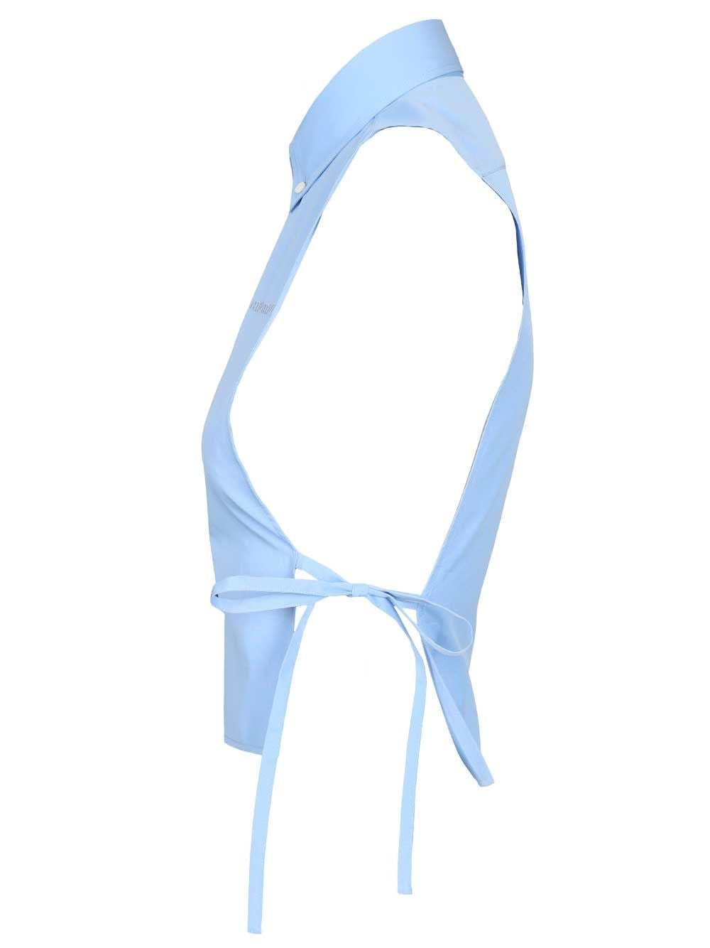 Miu Miu Women Sleeveless Poplin Shirt MIU MIU
