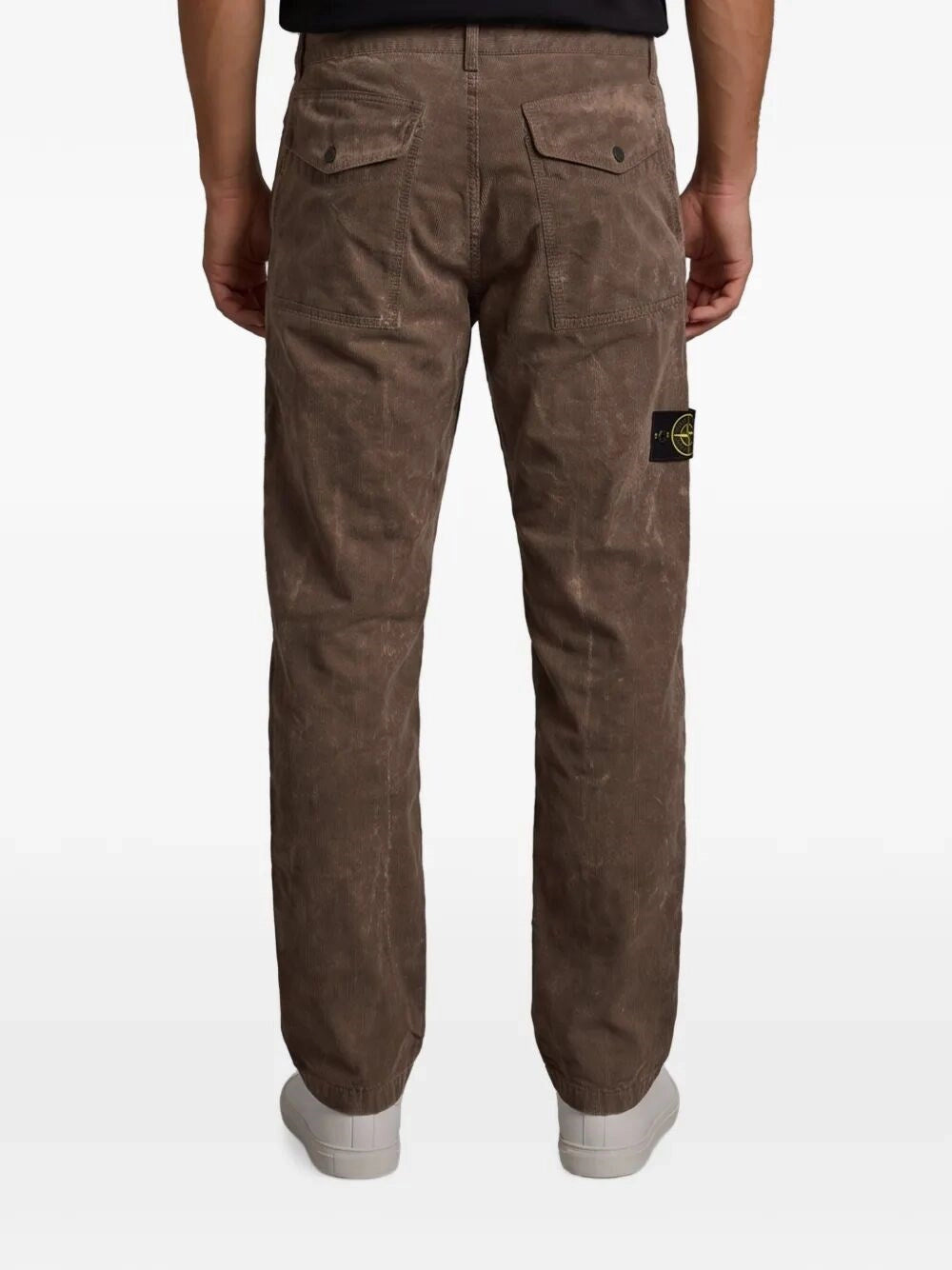 Stone Island Men Corduroy Garment Dyed `Terra` Pants STONE ISLAND