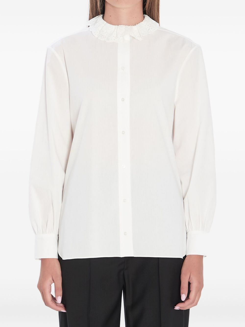 Saint Laurent Women Cotton Poplin Shirt SAINT LAURENT