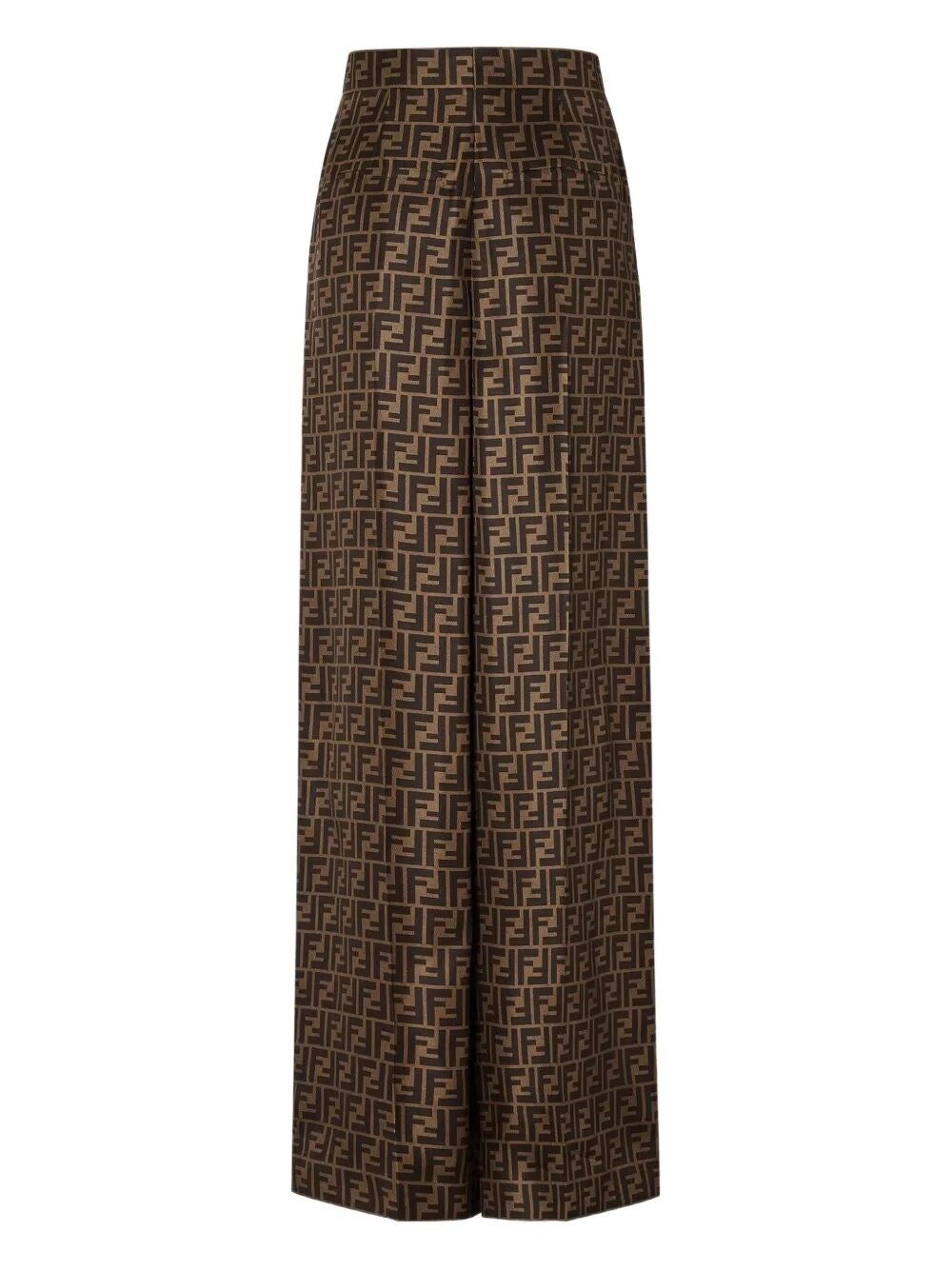 Fendi Women `Ff` Twill Pants FENDI