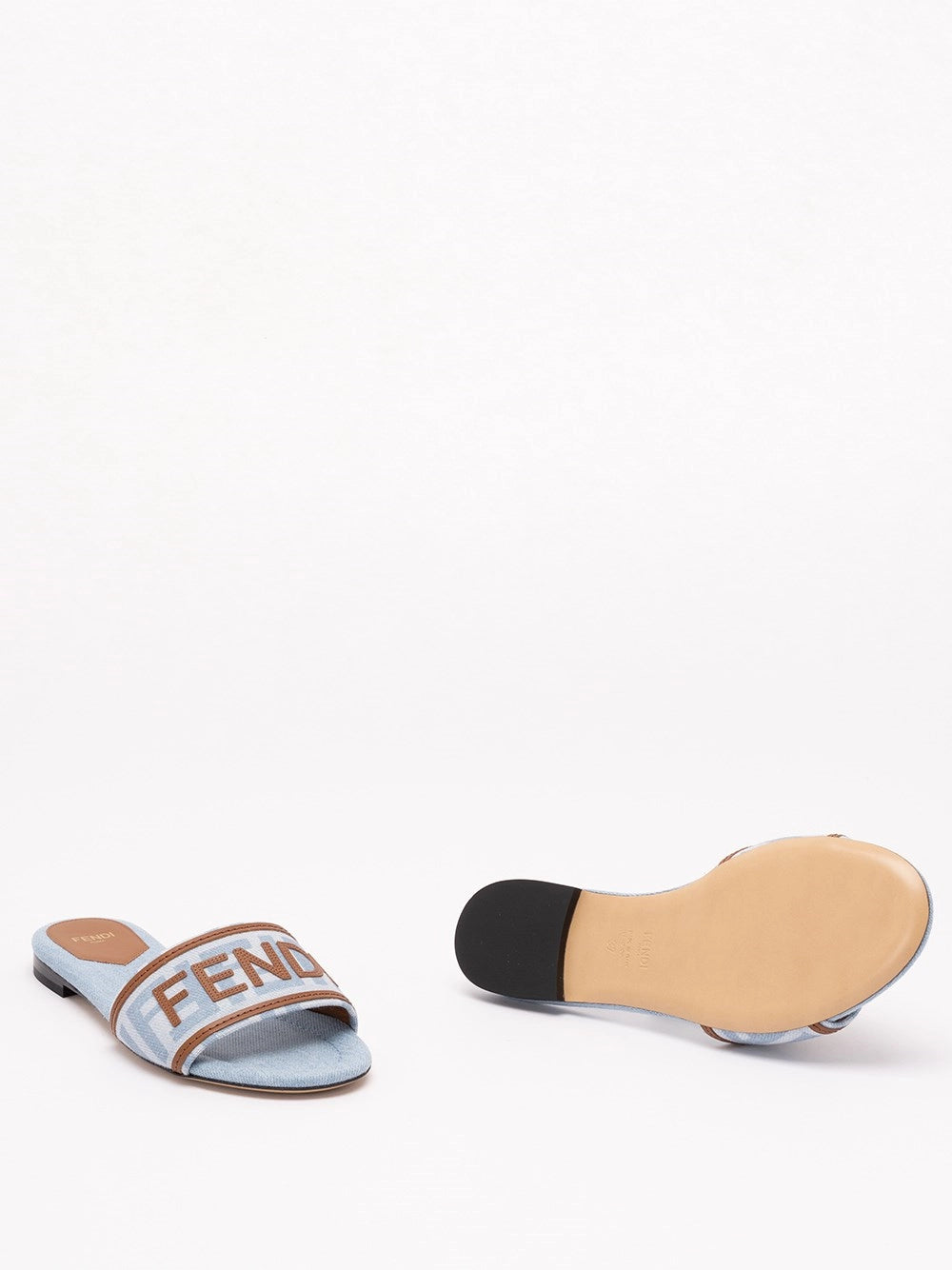 Fendi Women Denim Slides FENDI