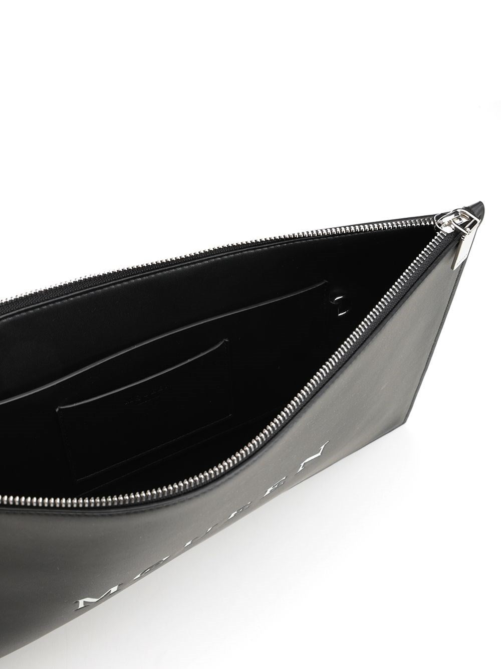 Mcqueen Men Mcqueen Black Leather Clutch ALEXANDER MCQUEEN