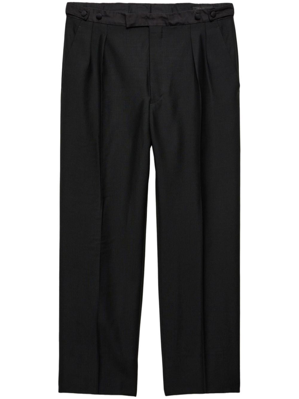 Prada Men Wool And Mohair Pants PRADA