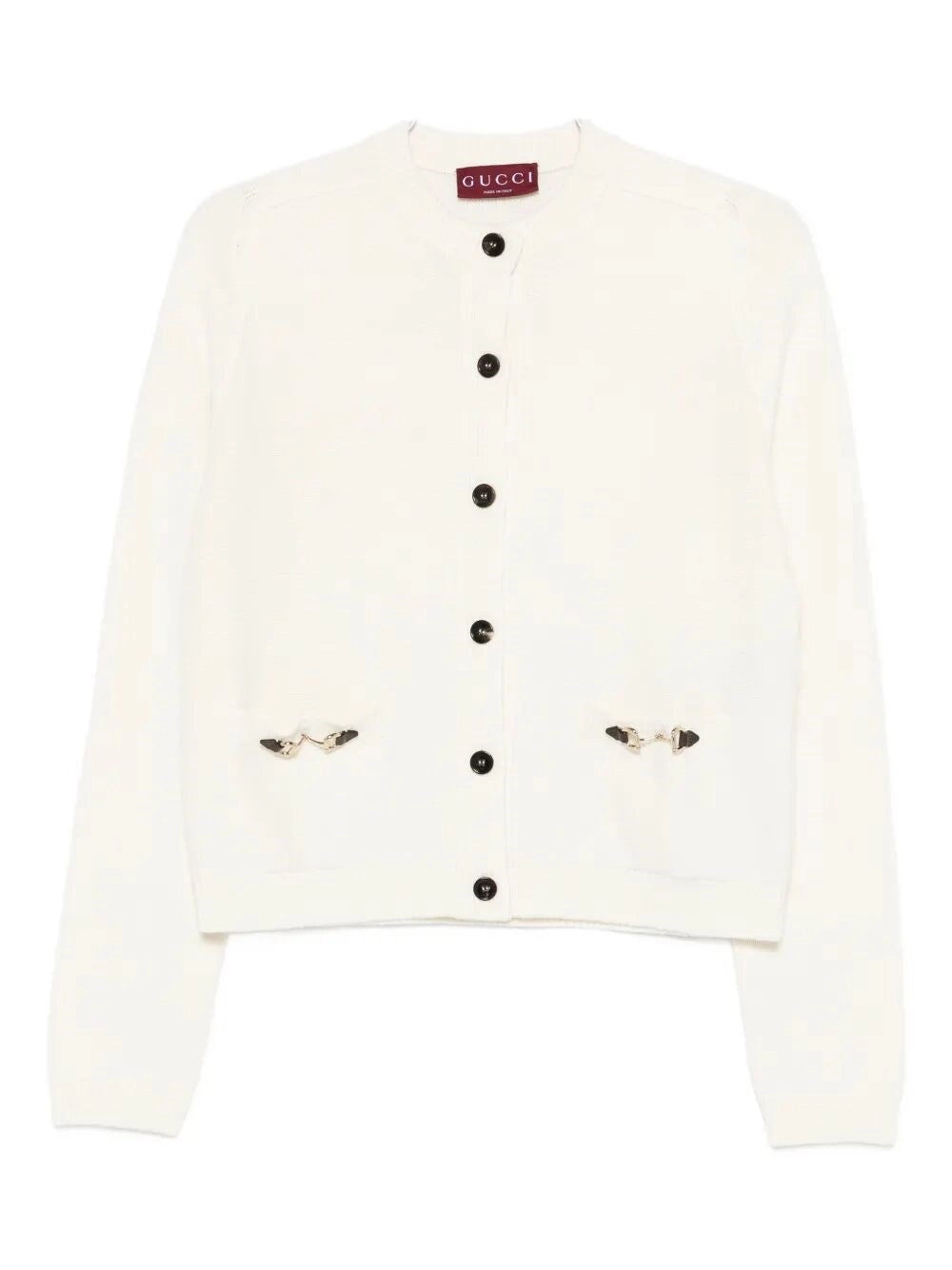 Gucci Women Long Sleeve Crew-Neck Cardigan GUCCI