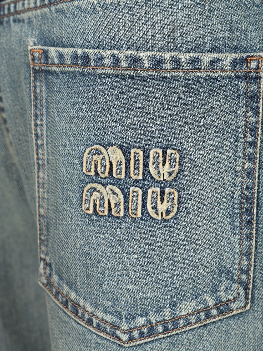 Miu Miu Women 5-Pocket Jeans MIU MIU