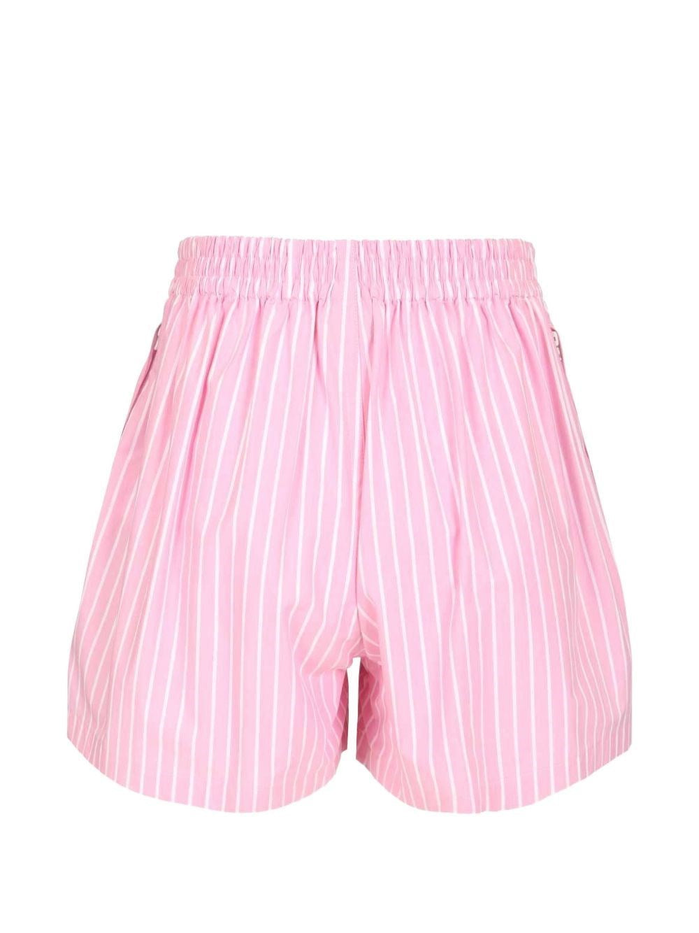 Balenciaga Women Striped Cotton Poplin Boxers BALENCIAGA