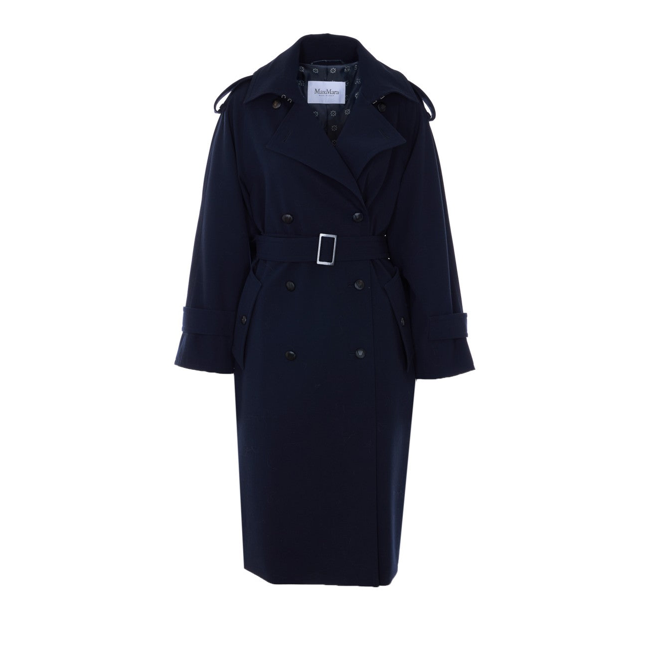 Max Mara Women Certo Wool Drip-Free Gabardine Trench Coat MAX MARA