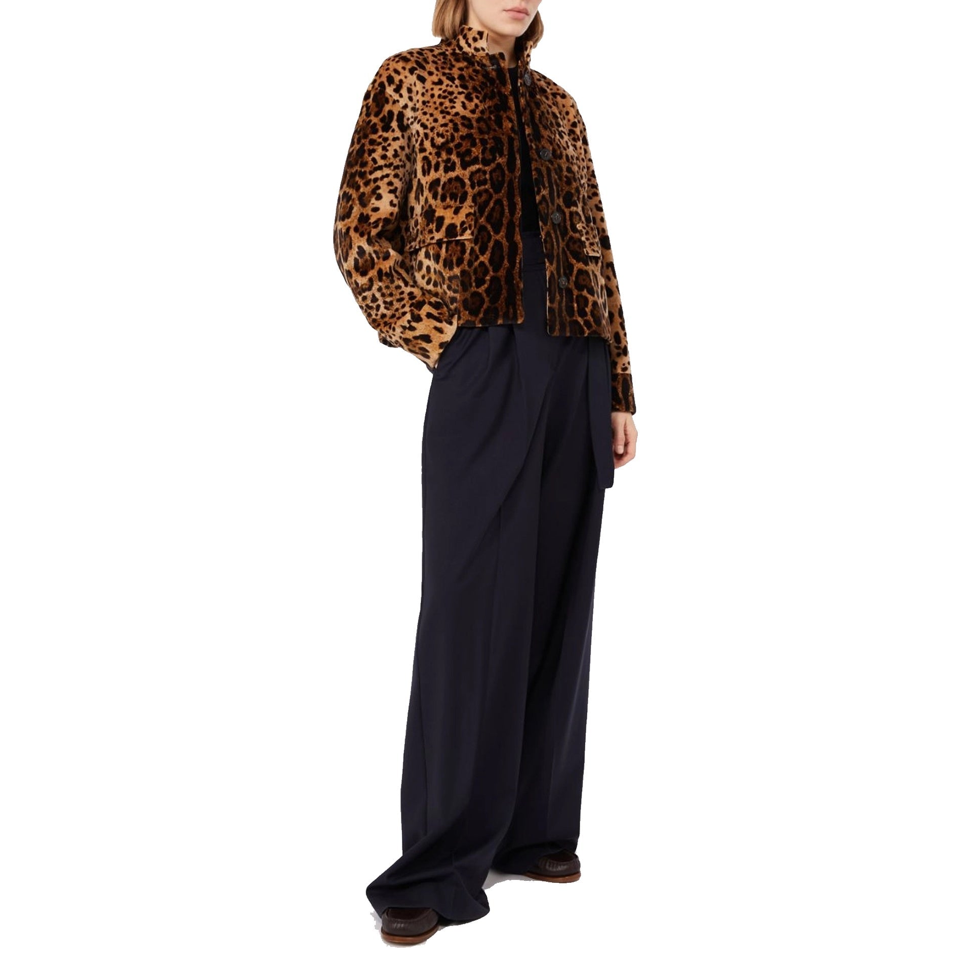 Max Mara Studio Edro Leopard Jacket Women MAX MARA STUDIO