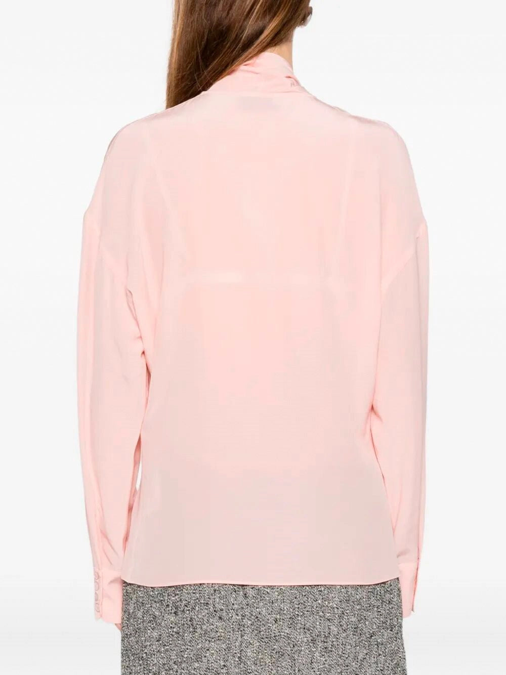 Gucci Women Crepe De Chine Bio Silk Shirt GUCCI