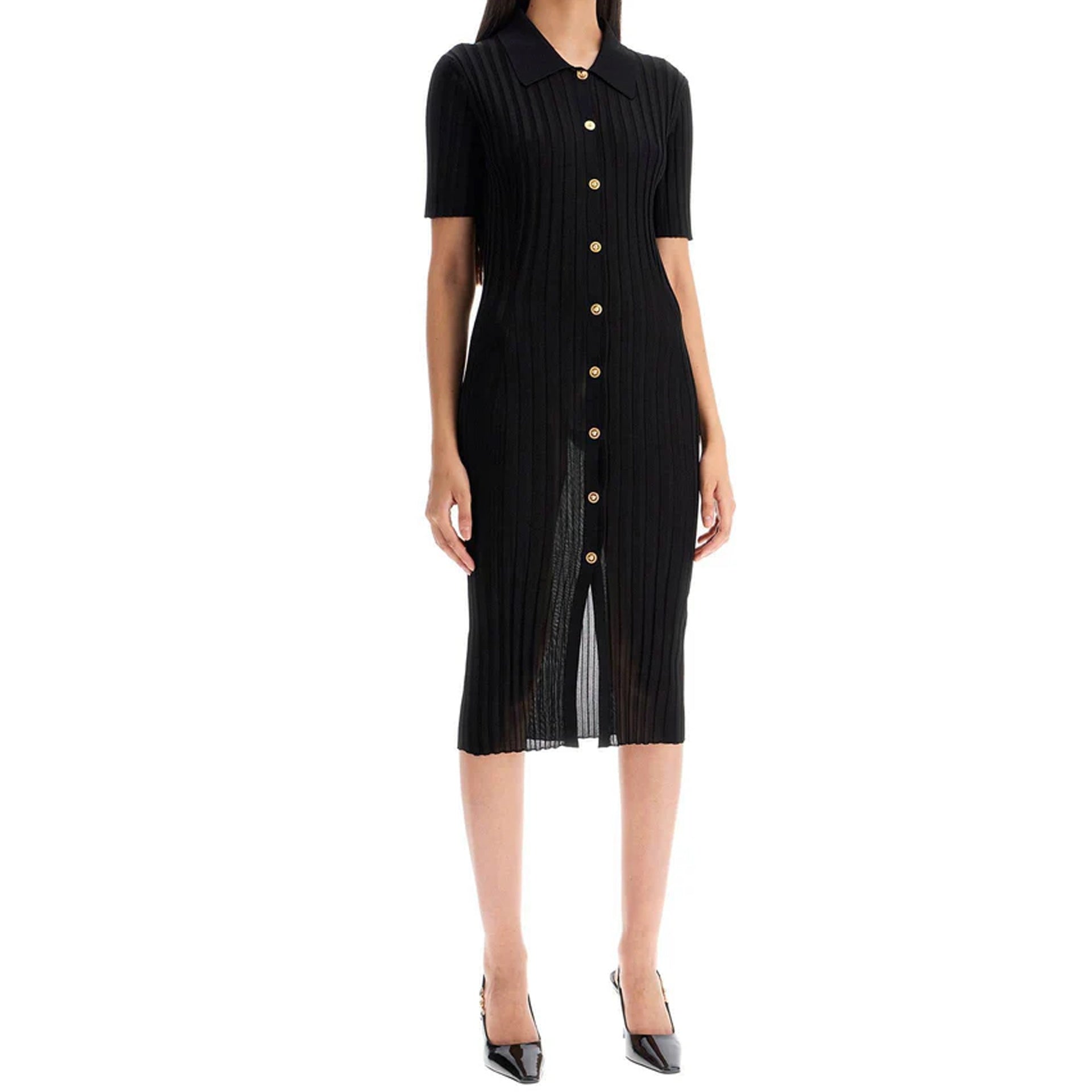 Versace Knitted Mini Dress Women VERSACE