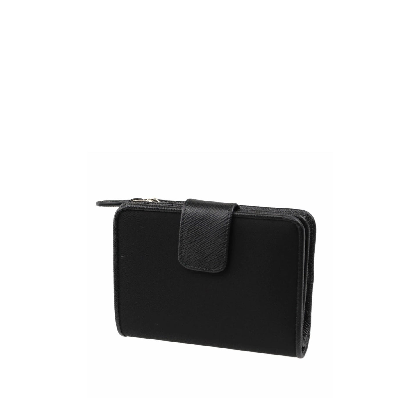 Prada Nylon And Leather French Wallet Women PRADA
