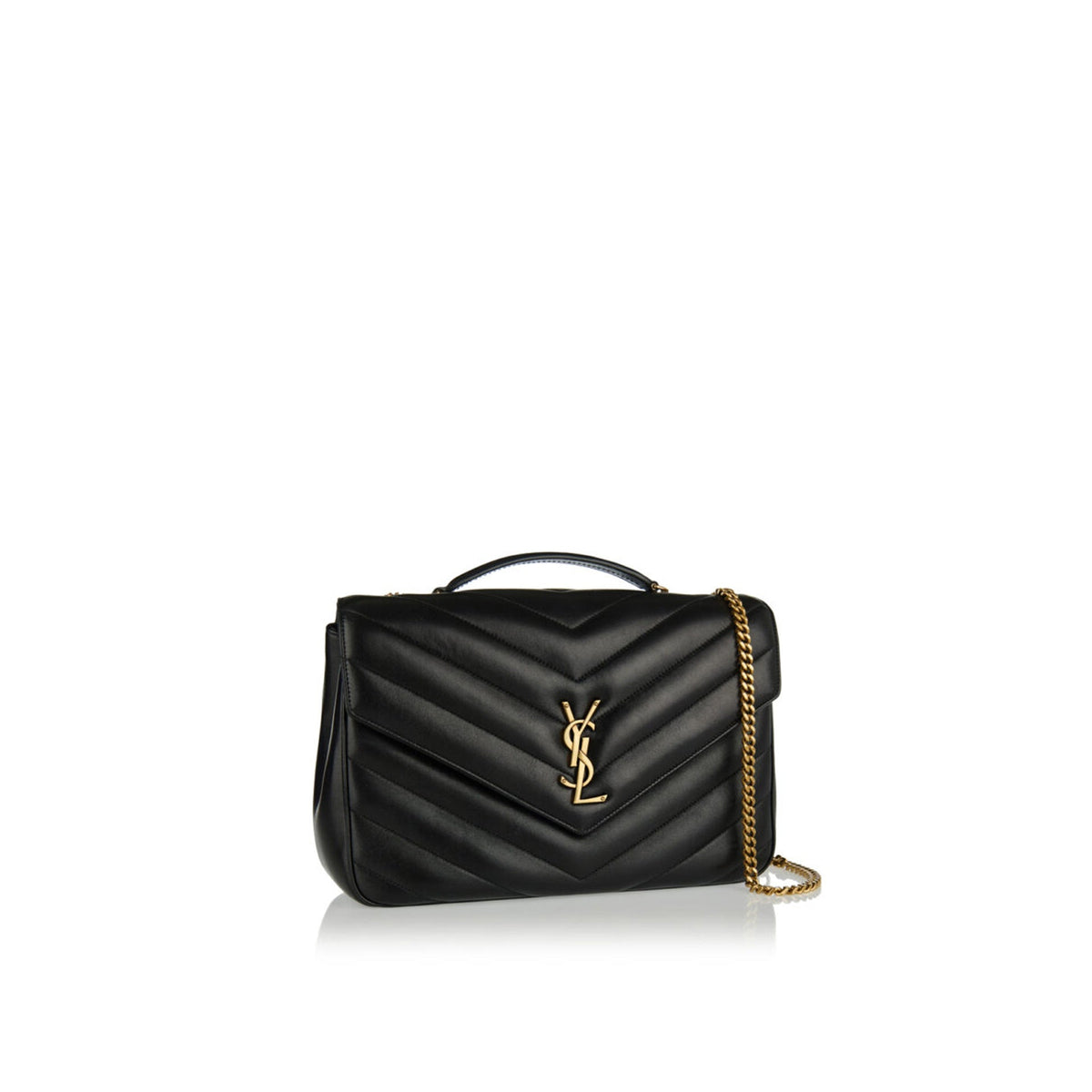 Saint Laurent Loulou Large Leather Shoulder Bag Women SAINT LAURENT