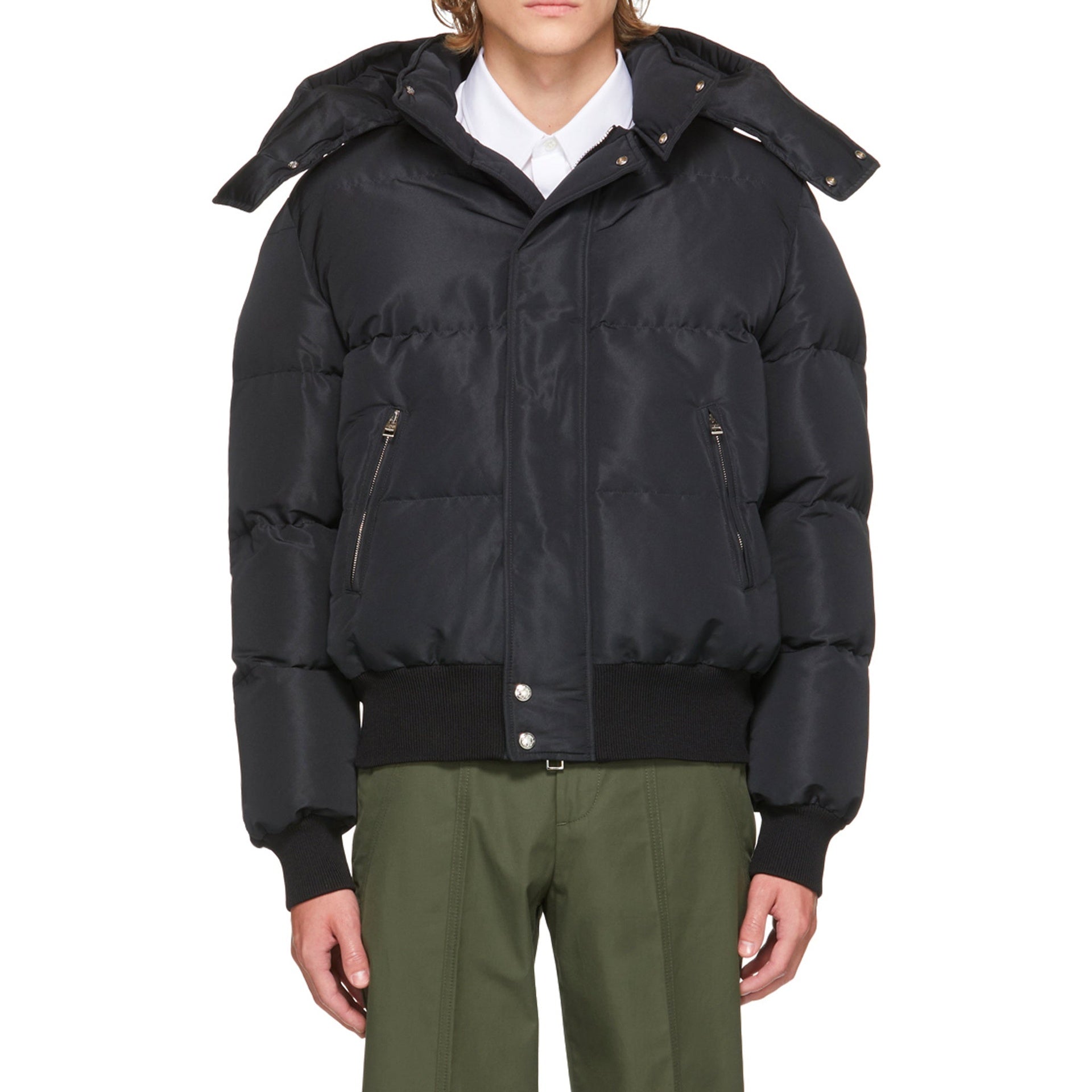 Alexander Mcqueen Wool Blend Padded Bomber Men ALEXANDER MCQUEEN