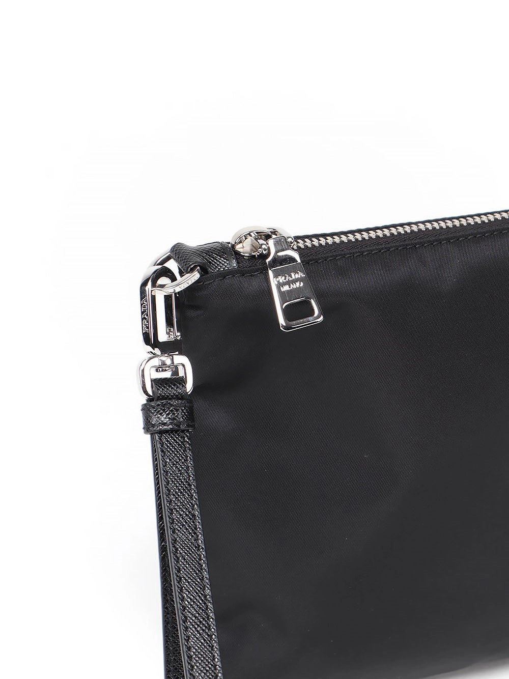 Prada Men Re-Nylon And Saffiano Pouch PRADA