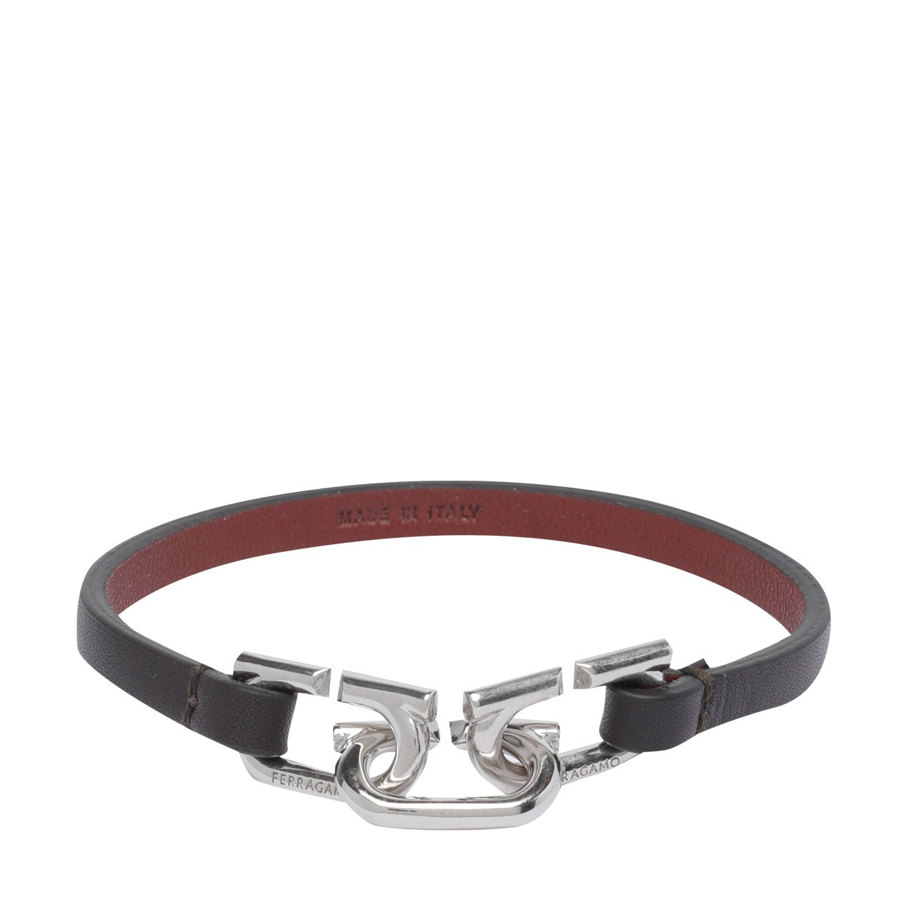 Ferragamo Men Chained Gancini Bracelet FERRAGAMO