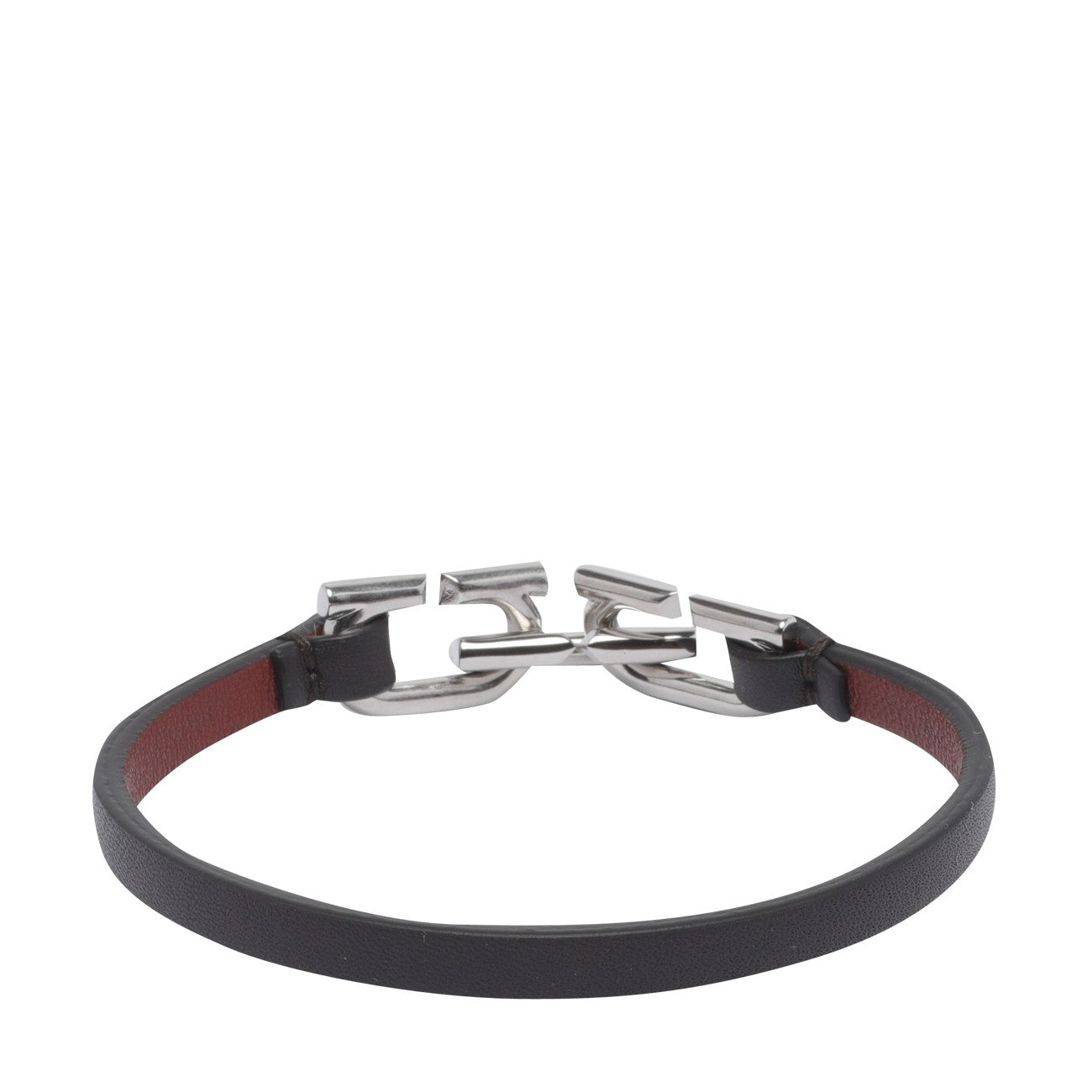 Ferragamo Men Chained Gancini Bracelet FERRAGAMO