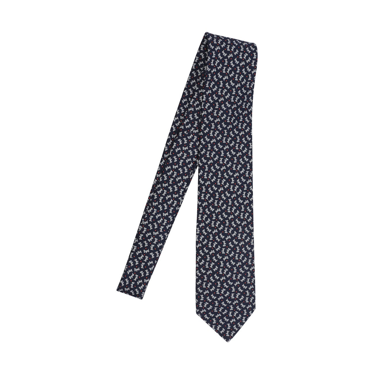 Ferragamo Men Charlie Print Silk Tie FERRAGAMO